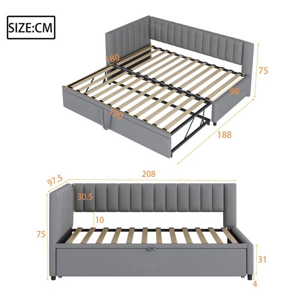 Celya Schlafsofa Daybett, Multifunktionales L-förmiges mit günstig online kaufen