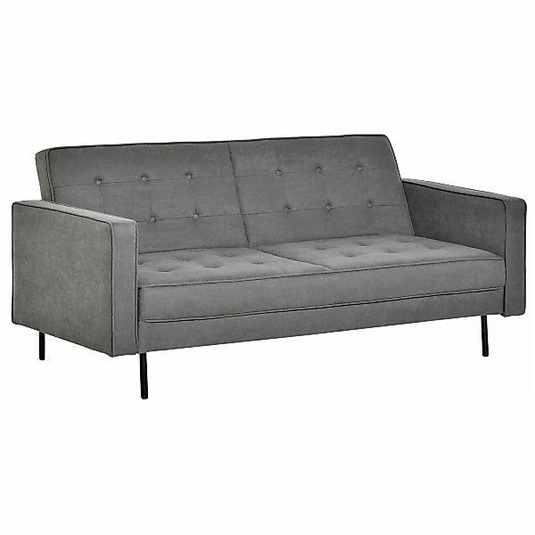 HOMCOM Schlafsofa 3-Sitzer Schlafcouch mit Schlaffunktion, günstig online kaufen