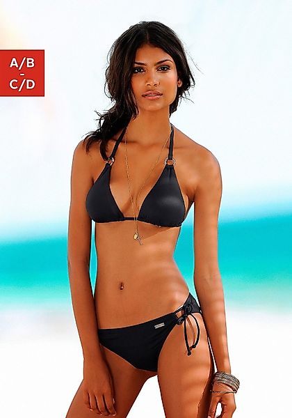 LASCANA Triangel-Bikini-Top Italy, mit Zierringen günstig online kaufen