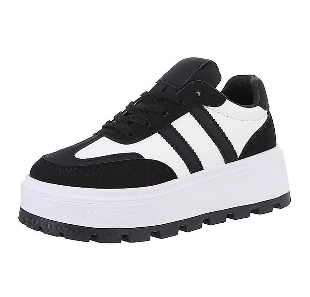 Ital-Design Damen Low-Top Freizeit Sneaker (88671777) Keilabsatz/Wedge Snea günstig online kaufen