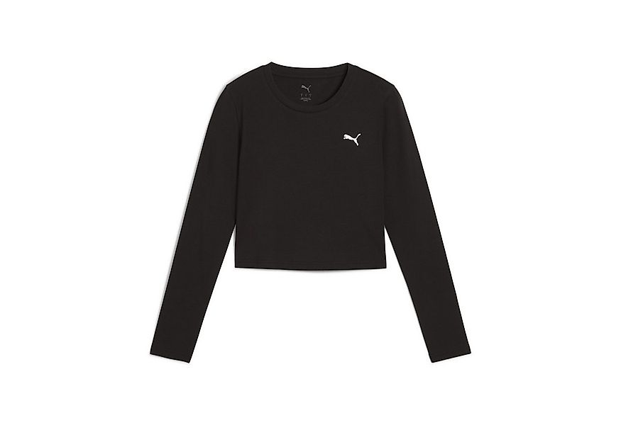 PUMA T-Shirt WARDROBE ESS Kurzes figurbetontes T-Shirt Damen günstig online kaufen