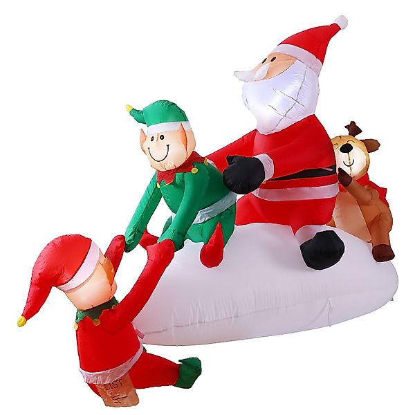 Elegear Weihnachtsfigur 170/150CM LED Aufblasbare Weihanchten günstig online kaufen