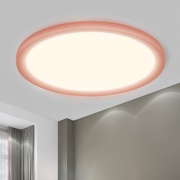 LQWELL LED Deckenleuchte Rund Flach LED günstig online kaufen
