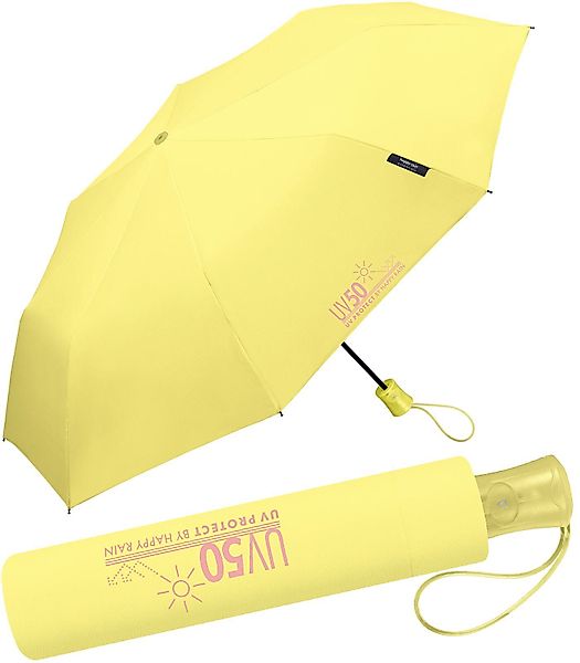 HAPPY RAIN Taschenregenschirm UV-Protect UV50 mit günstig online kaufen