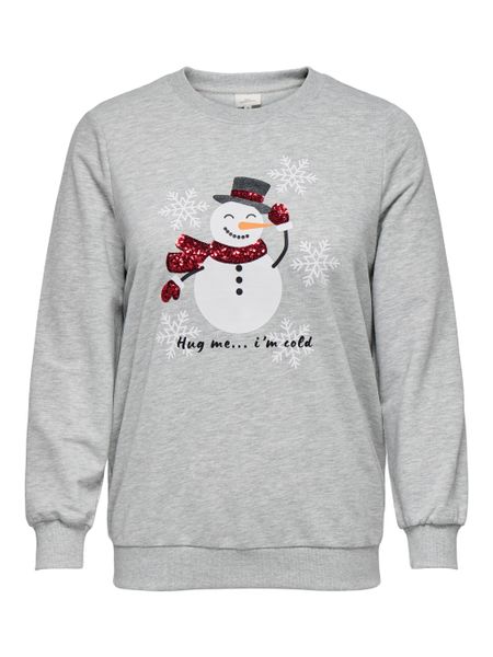 ONLY CARMAKOMA Sweatshirt CARXMAS SNOW LS günstig online kaufen