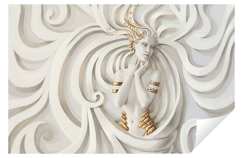 Wallarena Fototapete 3D EFFEKT Medusa Abstrakt günstig online kaufen