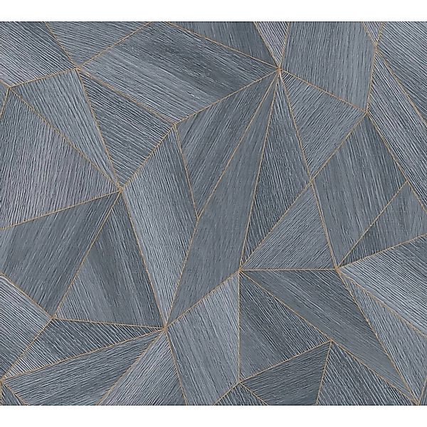 PROFHOME 361333-GU Grafik Tapete Grafisch Matt Grau Schwarz 0,53 m x 10,05 günstig online kaufen