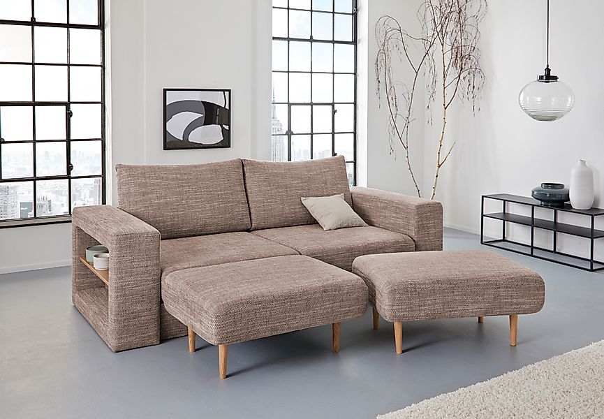 LOOKS by Wolfgang Joop 3,5-Sitzer »Looksvb«, Verwandlungssofa: aus Sofa wir günstig online kaufen