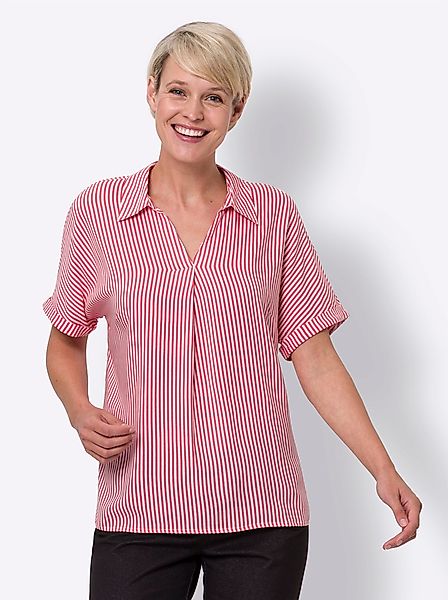Sieh an! Klassische Bluse Schlupfbluse günstig online kaufen