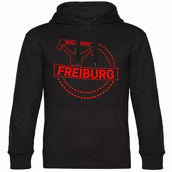 multifanshop Kapuzensweatshirt Freiburg - Meine Fankurve - Pullover günstig online kaufen