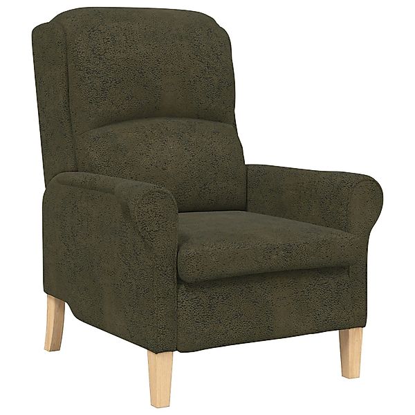 vidaXL Sessel Moderner Sessel Olivgrün Stoff, günstig online kaufen