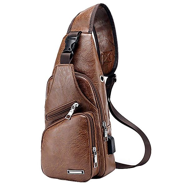 OUTMAX Umhängetasche Schultertasche mit USB-Ladeanschluss, wasserdicht, günstig online kaufen