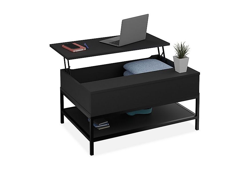 relaxdays Couchtisch Aufklappbarer Couchtisch, A günstig online kaufen