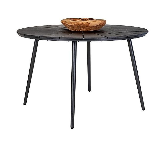 ebuy24 Gartentisch Atlanta Gartentisch Ø120cm Nonwood schwarz. günstig online kaufen