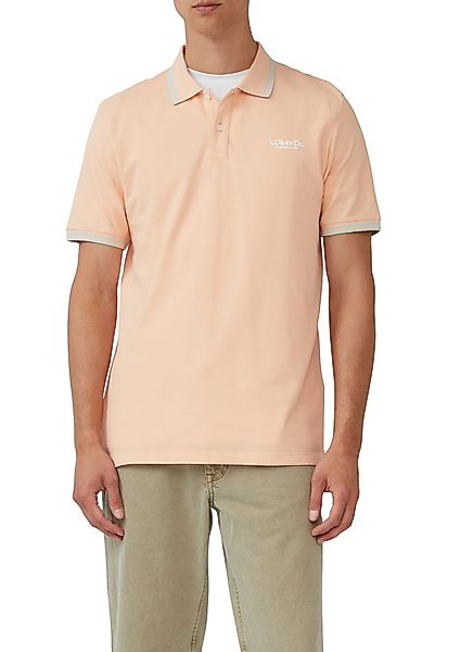 s.Oliver Poloshirt mit Logo Schriftzug günstig online kaufen