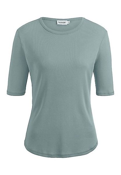 Hessnatur T-Shirt Softrib Kurzarm Slim aus Bio-Baumwolle und TENCEL™ (1-tlg günstig online kaufen