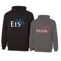 G-graphics Hoodie Eis & Feuer (Partner- günstig online kaufen