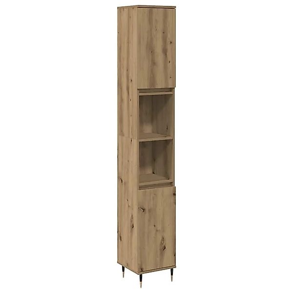 vidaXL Badschrank Artisan-Eiche 30x30x190 cm Holzwerkstoff 857197 günstig online kaufen