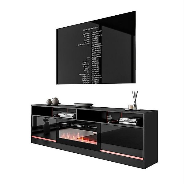 Lookway TV-Schrank CAMINO II mit Kamin und Beleuchtung günstig online kaufen