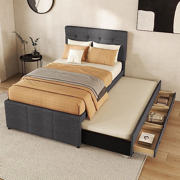 STILVORA Polsterbett 90x200 mit matratze und günstig online kaufen