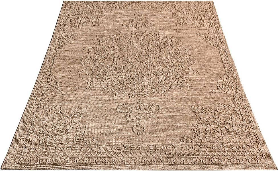 Paco Home Teppich Rimini 412, rechteckig, Höhe: 4 mm, Flachgewebe, Uni Farb günstig online kaufen