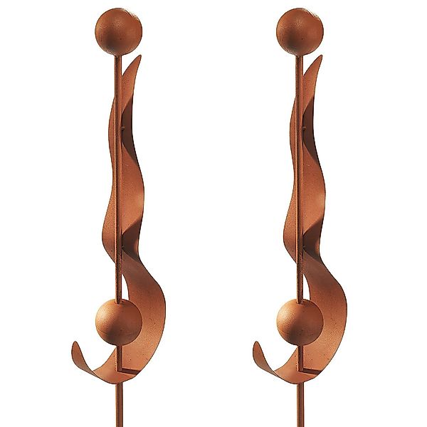 Kobolo Gartenstecker Dekostecker RUSTY DROPS in günstig online kaufen