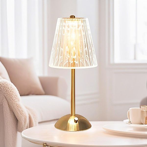 Masbekte LED Tischleuchte Tischlampe, Stufenlos Dimmbar, günstig online kaufen
