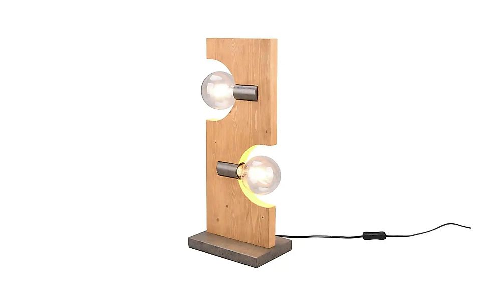 TRIO Leuchten Tischlampe »Tailor«, Holz naturbelassen, für Leuchtmittel 2 x günstig online kaufen