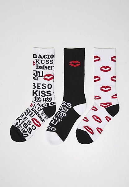 MisterTee Freizeitsocken "Accessories Kiss Socks 3-Pack", (1 Paar) günstig online kaufen