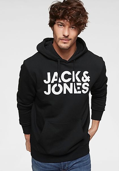 Jack & Jones Kapuzensweatshirt JJECORP Kapuze und Frontprint bedruckt, modi günstig online kaufen