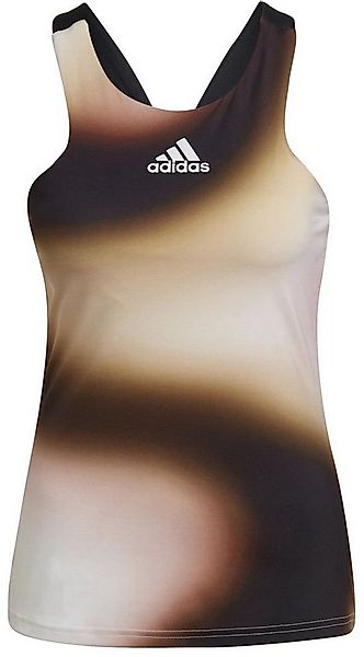 adidas Performance Tanktop Tennis-Tank Melbourne Printed schwarz/sand/weiss günstig online kaufen