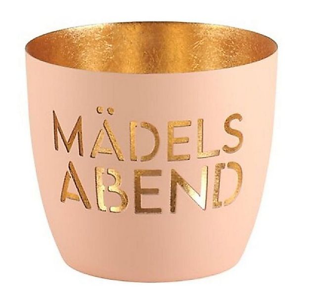 Giftcompany Windlicht Windlicht Madras Mädelsabend Pastellorange/Gold günstig online kaufen