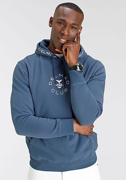 DELMAO Kapuzensweatshirt Langarm, lockere Passform, mit Print und Stickerei günstig online kaufen