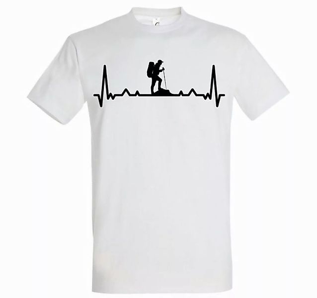 Youth Designz T-Shirt Heartbeat Wandern Herren T-Shirt mit Trendigem Frontd günstig online kaufen