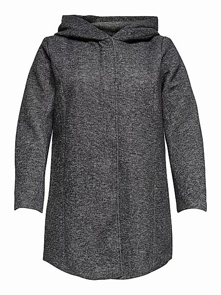 ONLY Curvy Übergangs Mantel Damen Grau günstig online kaufen