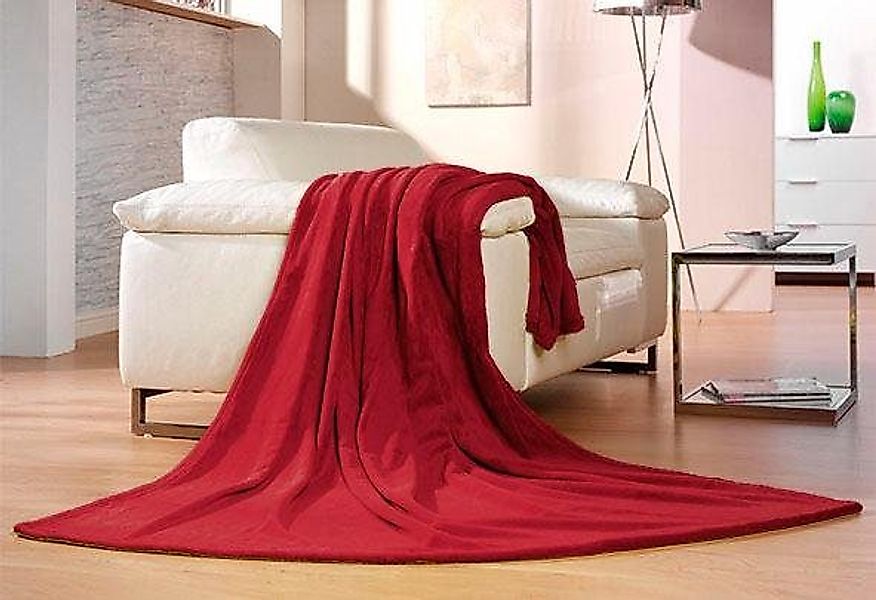 Wohndecke Memphis, Gözze, in tollen Unifarben, günstig online kaufen