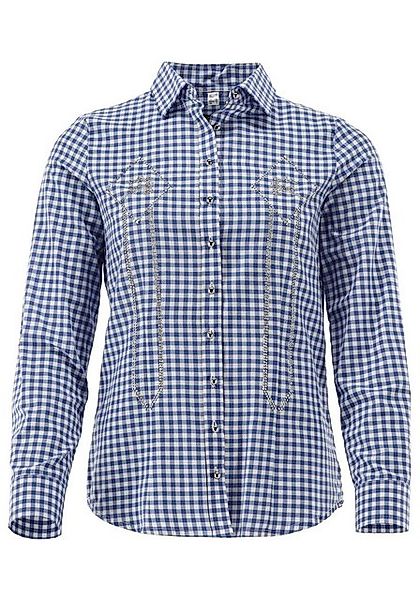 OS Trachten Trachtenbluse Disara Tailliert, Haifischkragen, Metallknöpfe, H günstig online kaufen