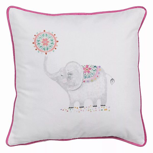 Kissen Für Kinder Elefant 45 X 45 Cm 100 % Baumwolle günstig online kaufen
