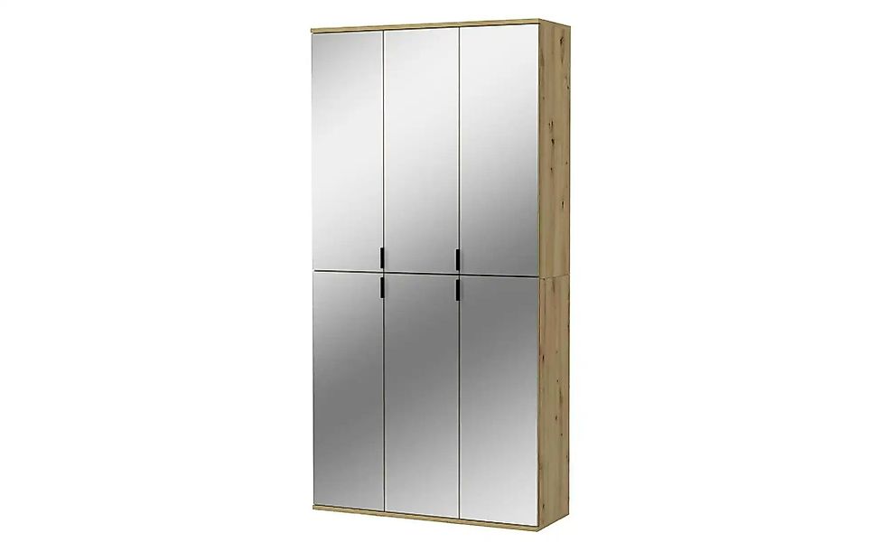 Garderobenschrank  Projekt X ¦ holzfarben ¦ Maße (cm): B: 91 H: 193 T: 34.0 günstig online kaufen