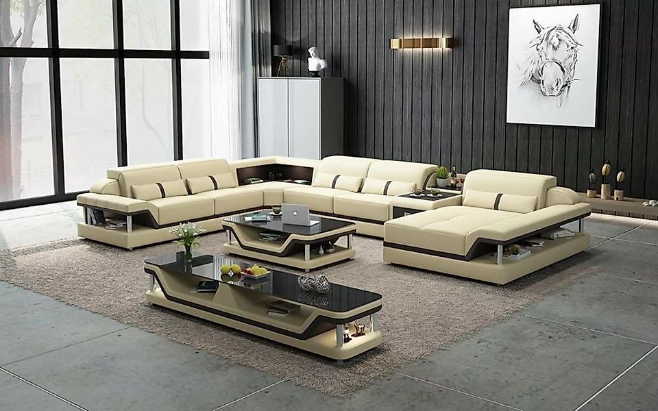 JVmoebel Ecksofa Designer Wohnlandschaft U-Form Couch Ecksofa Polster, Made günstig online kaufen