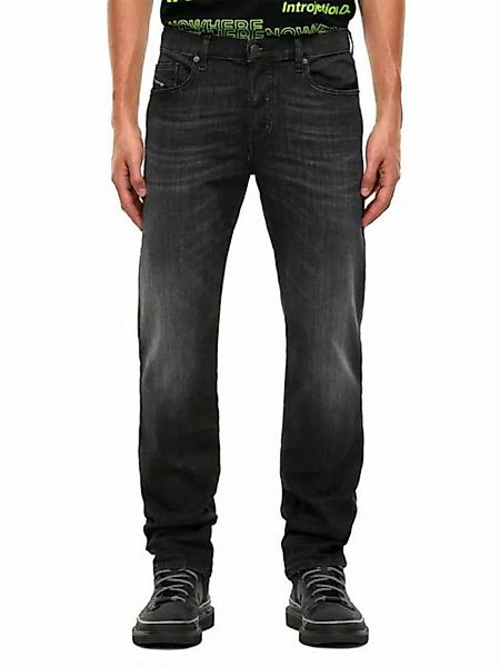 Diesel Straight-Jeans Straight Stretch Hose Schwarz - D-Mihtry 009EN günstig online kaufen