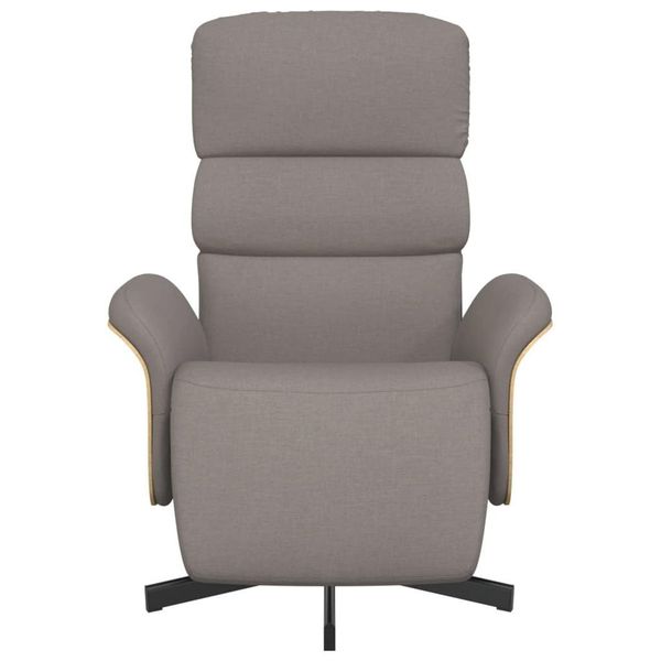 vidaXL Sessel Relaxsessel mit Fußteil Taupe günstig online kaufen