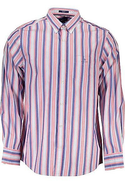 Gant Langarmhemd Rosa Herren Langarmshirt: Bio-Baumwolle, Button-Down-Krage günstig online kaufen