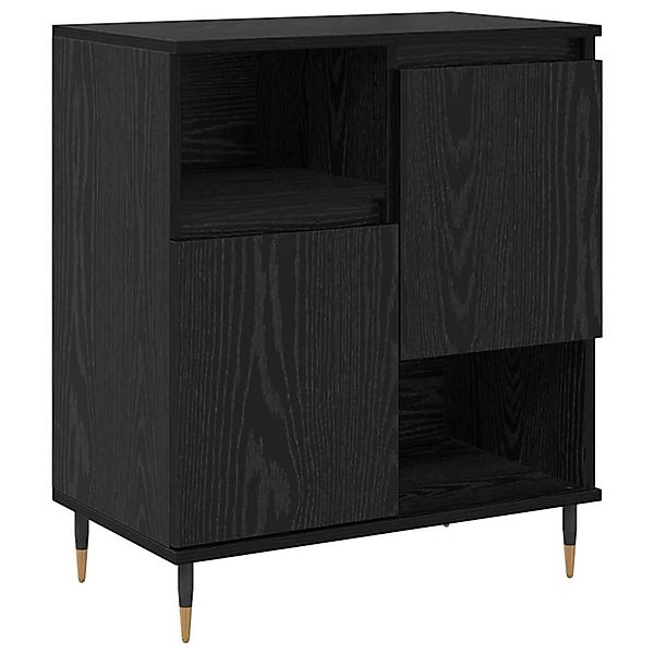 vidaXL Sideboard Schwarz Eichen-Optik 60 x 35 x 70 cm Holzwerkstoff 879488 günstig online kaufen