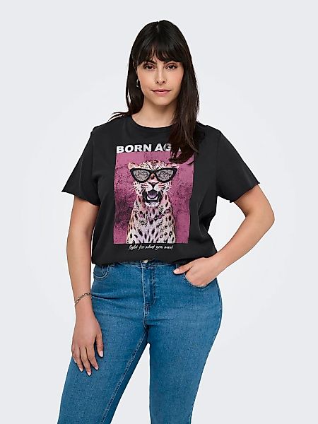 ONLY CARMAKOMA Kurzarmshirt "CARMIKO LIFE WASHED SS REG TEE JRS" günstig online kaufen