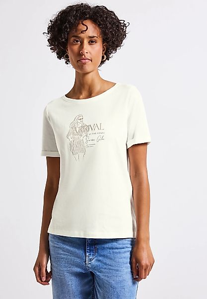 STREET ONE T-Shirt, aus Baumwolle mit Stretchante günstig online kaufen