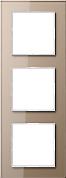 Jung Glasrahmen 3fach champ waage-/senkrecht AC 583 GL CH - AC583GLCH günstig online kaufen