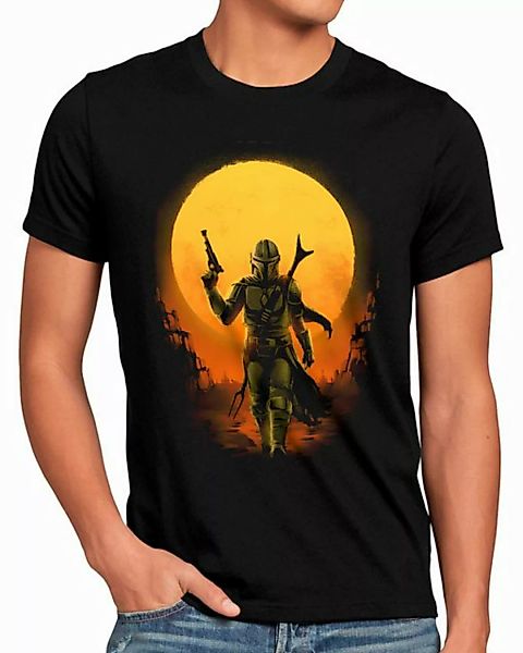 style3 T-Shirt Way Mandalore yoda wars boba fett mandalorian star günstig online kaufen