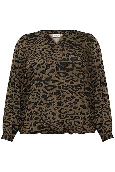 KAFFE Curve Langarmbluse Langarm-Bluse KCdiana Große günstig online kaufen