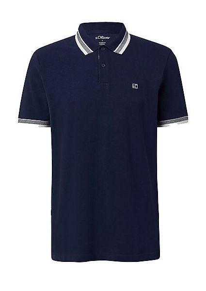 s.Oliver Poloshirt Poloshirt Kragen, Knopfleiste, Logo-Patch günstig online kaufen